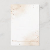 Minimal Heart Diaper Raffle Card – Modern Blush Informatiekaartje (Achterkant)