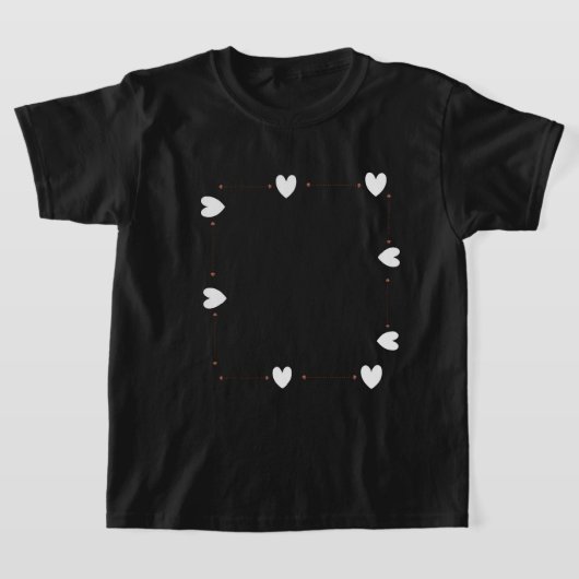 Minimal Heart Kids T-Shirt – Cute Love Design (Laagn)