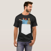 Minimal het leven aquatisch met Steve Zissou Poste T-shirt (Voorkant volledig)