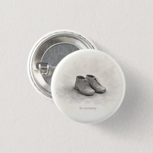 Minimal Holocaust Remembrance Day Ronde Button 3,2 Cm (Voorkant /achterkant)