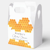 Minimal Honey Bumblebee Boy Baby shower Bedankdoosjes (Geopend)