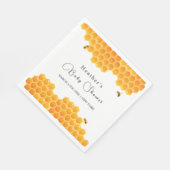 Minimal Honey Bumblebee Boy Baby shower Servet (Hoek)