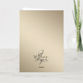 Minimal I Love You  Rose Heart Photo Kaart (Achterkant)