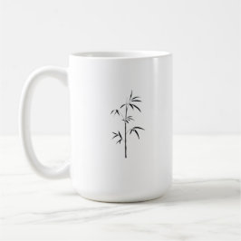 Minimal Japanese Bamboo Mug Koffiemok
