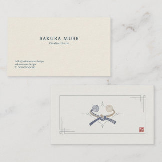 Minimal Japanese Business Card Visitekaartje