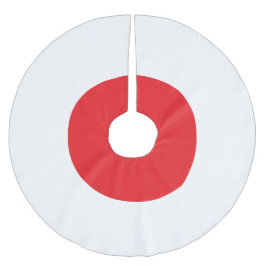 Minimal Japanese Flag Theme Christmas Tree Skirt Kerstboom Rok