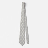 Minimal Japanese Pattern Necktie – Seigaiha Design Stropdas (Voorkant)