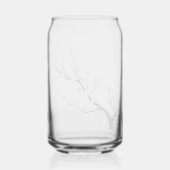 Minimal Japanese Tree Branch Blikvorm Glas (Achterkant)