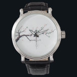 Minimal Japanese Tree Branch eWatch Watch Horloge<br><div class="desc">Elegant minimal tree branch inspired by Japanese nature art. A simple and calm design perfect for lovers of nature and minimal aesthetics.</div>
