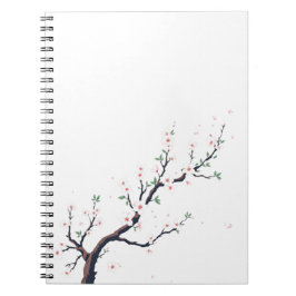 Minimal Japanese Tree Branch Notitieboek
