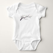 Minimal Japanese Tree Branch Romper (Voorkant)