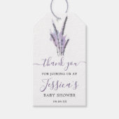 Minimal Lavendel Vrijgezellenfeest Favor Tag Cadeaulabel (Voorkant)