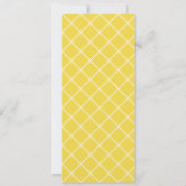 Minimal Lemon Amalfi Coast Wedding Menu Card Kaart (Achterkant)