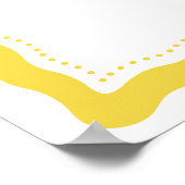 Minimal Lemon Amalfi Coast Wedding Welcome Sign Poster (Hoek)