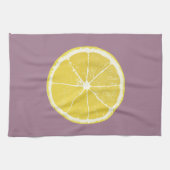 Minimal Lemon Slice Keukenhanddoek (Horizontaal)