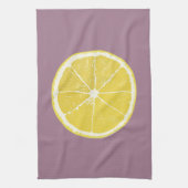 Minimal Lemon Slice Keukenhanddoek (Verticaal)