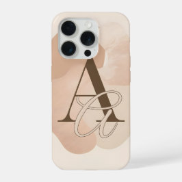 Minimal Letter A Phone Case – Modern Initial Desig iPhone 15 Pro Case