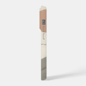 Minimal Letter F Phone Case – Calm Aesthetic Desig iPhone Hoesje (Linkerkant)