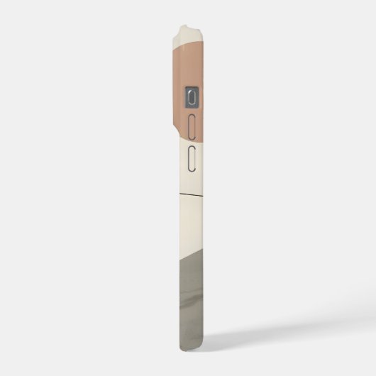 Minimal Letter F Phone Case – Calm Aesthetic Desig iPhone Hoesje (Linkerkant)