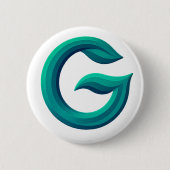 Minimal Letter G Button | Modern Initial Badge (Voorkant)