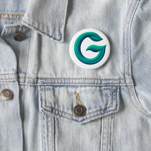 Minimal Letter G Button | Modern Initial Badge (In situ)
