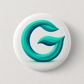 Minimal Letter G Button | Modern Initial Badge (Voorkant)