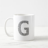 Minimal Letter G Coffee Mug  Koffiemok (Links)