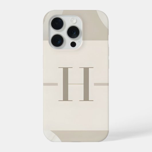 Minimal Letter H Phone Case iPhone Hoesje (Achterkant)