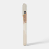 Minimal Letter J Phone Case – Calm Aesthetic Desig iPhone Hoesje (Linkerkant)