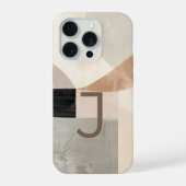 Minimal Letter J Phone Case – Calm Aesthetic Desig iPhone Hoesje (Achterkant)