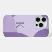 Minimal Letter K Phone Case – Calm Aesthetic Initi iPhone Hoesje (Achterkant horizontaal)