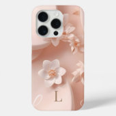 Minimal Letter L Phone Case – Calm Aesthetic Monog (Achterkant)