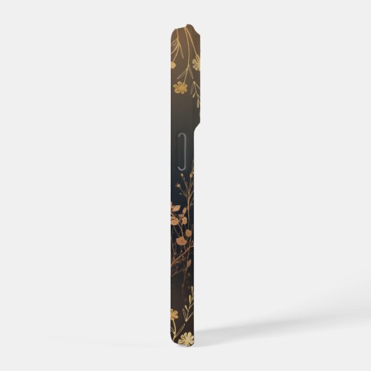 Minimal Letter M Phone Case – Aesthetic Abstract M iPhone Hoesje (Rechterkant)