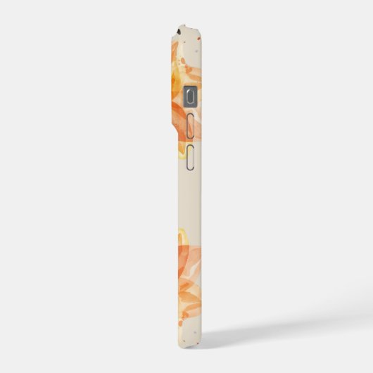 Minimal Letter O Phone Case – Calm Abstract Design iPhone Hoesje (Linkerkant)