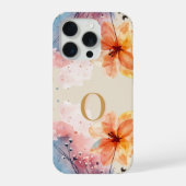 Minimal Letter O Phone Case – Calm Abstract Design iPhone Hoesje (Achterkant)