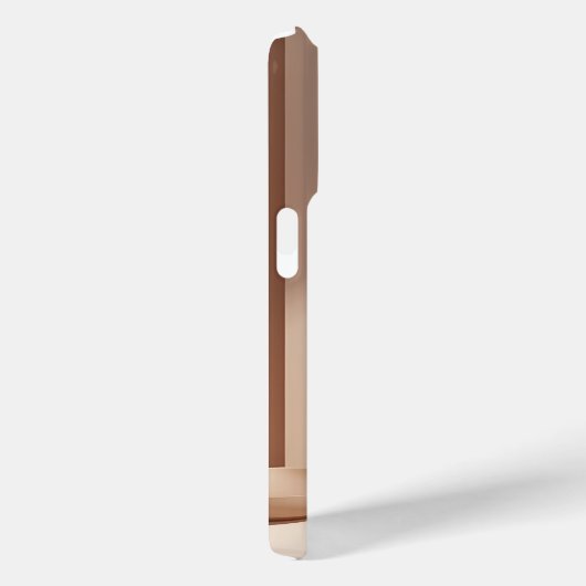 Minimal Letter T Phone Case – Calm Aesthetic Abstr (Achterkant / Rechts)