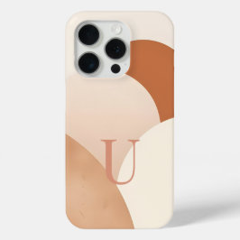 Minimal Letter U Phone Case – Neutral Aesthetic In