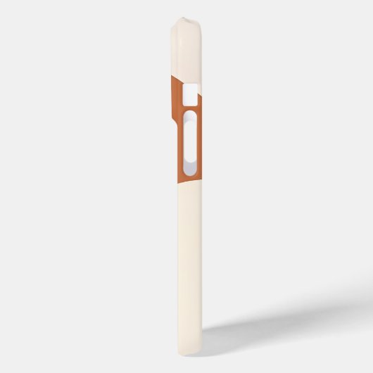 Minimal Letter U Phone Case – Neutral Aesthetic In (Achterkant / Links)