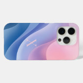 Minimal Letter X Phone Case – Modern Monogram Desi (Achterkant (horizontaal))