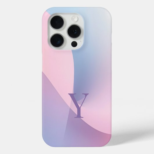 Minimal Letter Y Phone Case – Aesthetic Abstract D (Achterkant)