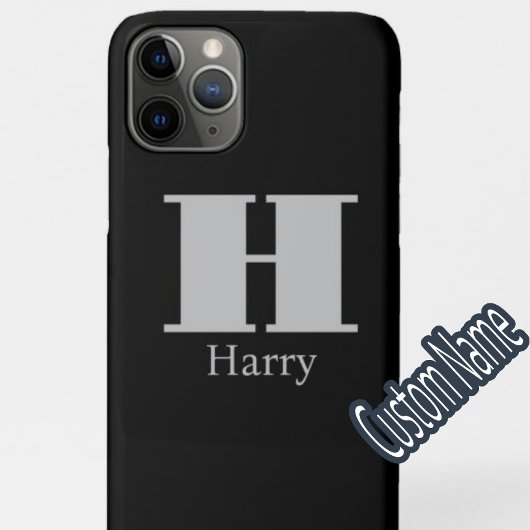 Minimal letters Custom name Case-Mate iPhone Case