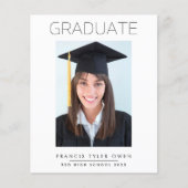 Minimal Lijst 2024 AFSTUDEREN Middelbare School Fo (Voorkant)