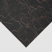 Minimal Line Art Faces Tissue Paper Tissuepapier (Detail)