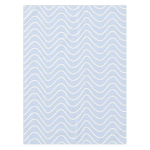 Minimal Line Chevron Patroon Kust Licht Blauw Tafelkleed