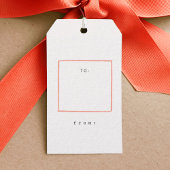 Minimal Lines Holiday Gift Labels Cadeaulabel