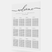 Minimal Lux Clean Simple Wedding Table Numbers Acryl Bord (Hoek)