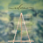 Minimal Lux Clean Simple Wedding Table Numbers Acryl Bord (Neutraal)