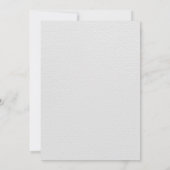 Minimal Luxury Modern Wedding Invitation Kaart (Achterkant)