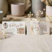 Minimal Made With Love Thanks For Your Order Photo Visitekaartje