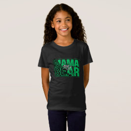 Minimal Mama Bear Typography Art T-shirt